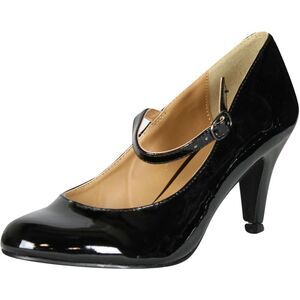 City Classified Kaylee-H Black Patent Womens pumps-shoes 6 NEW